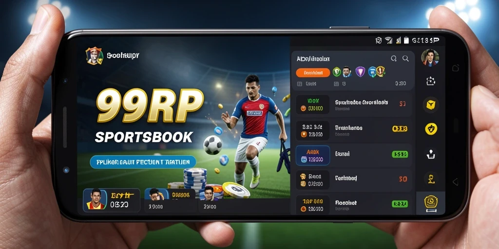 Tampilan menarik dari gameplay taruhan olahraga di 99RP.