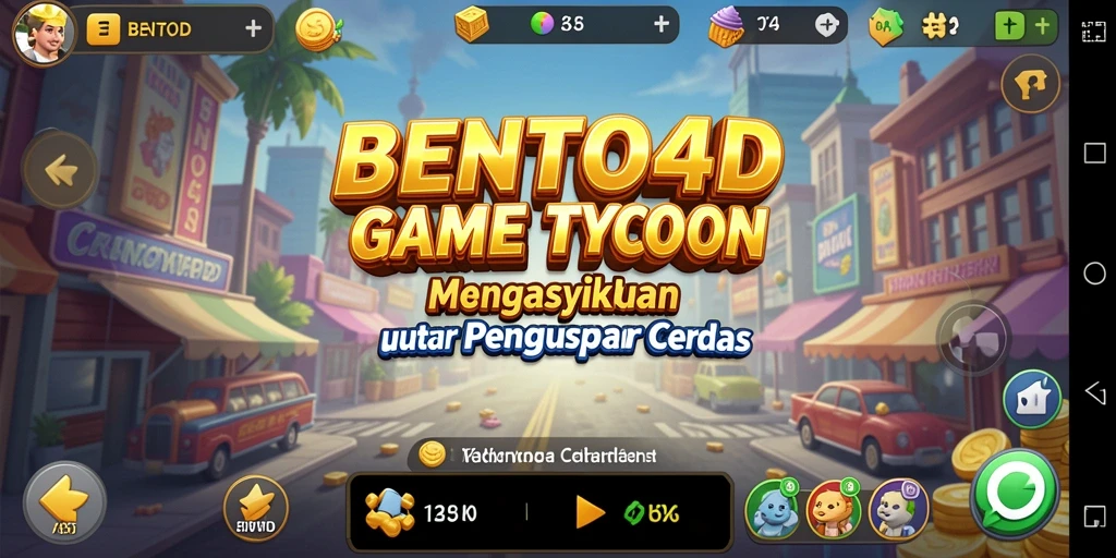 Tampilan gameplay BENTO4D yang seru dan dinamis.