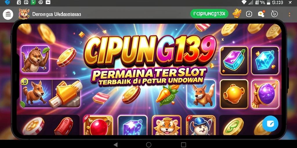 Tangkapan layar gameplay Slot dari CIPUNG138 yang memukau dan seru.