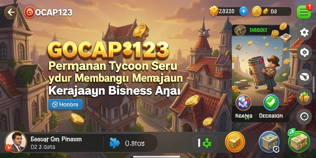 Tampilan gameplay GOCAP123 yang menampilkan grafik cerah dan animasi menarik.