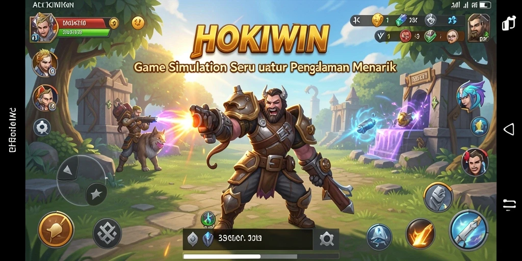 Tangkapan layar HOKIWIN yang menampilkan momen seru dalam gameplay.