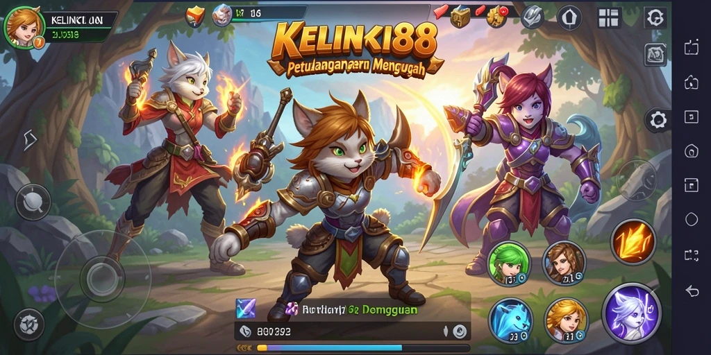 Tampilan gameplay mendebarkan di KELINCI88 yang penuh aksi.