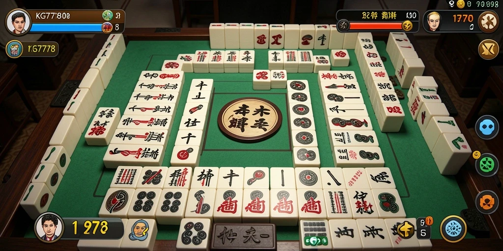 Tampilan gameplay menawan dari KG778 dengan Mahjong yang menantang.
