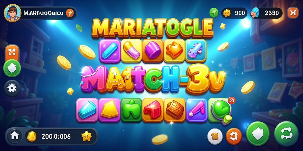 Tampilan gameplay MARIATOGEL yang menantang dan menyenangkan.