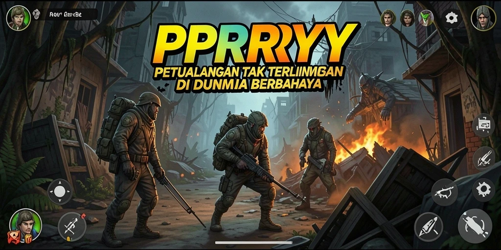 Screenshot PPRRYY menampilkan aksi petualangan yang mendebarkan.