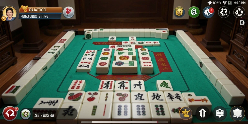 Gameplay menarik RAJATOGEL dengan layout Mahjong yang menantang.