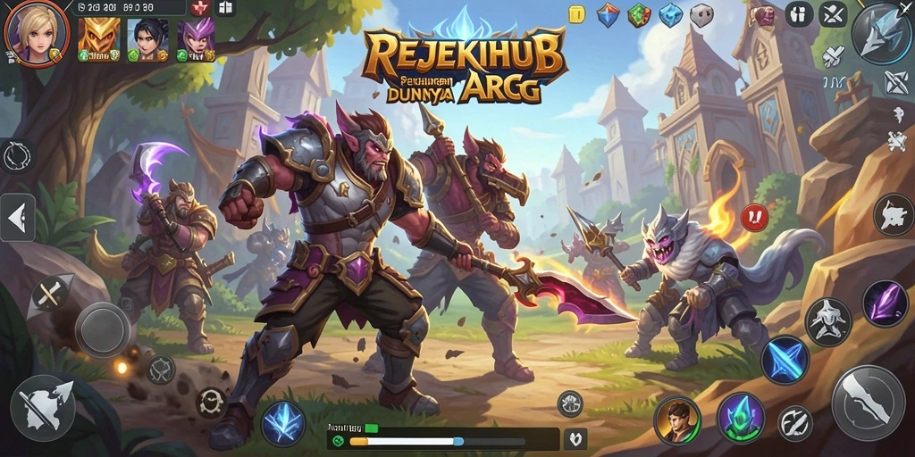 Tampilan gameplay ARPG yang seru dan mendebarkan di REJEKIHUB.
